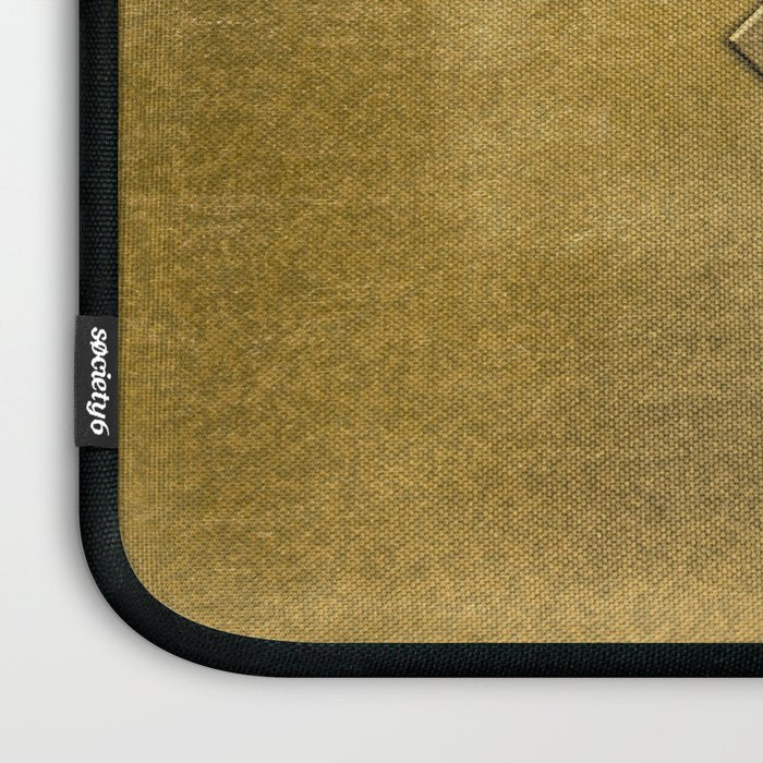 Golden Embossed Endless Knot Laptop Sleeve Gallery Image 3