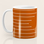 Terracotta geometric pattern Coffee Mug Gallery Image 3