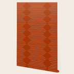 Terracotta geometric pattern Wallpaper Gallery Image 2