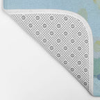 pink hill with sun ray Bath Mat Gallery Image 2