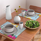pink hill with sun ray Placemat Gallery Image 2