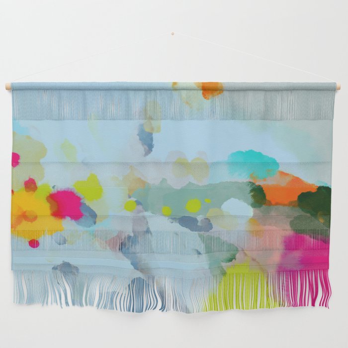 pink hill with sun ray Wall Hanging Gallery Image 1