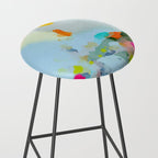 pink hill with sun ray Stool Gallery Image 2