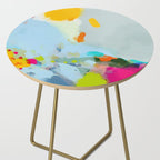 pink hill with sun ray Side Table Gallery Image 2