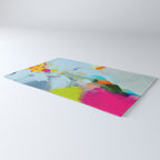 pink hill with sun ray Rug Gallery Image 3