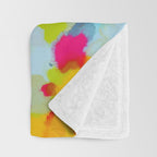 pink hill with sun ray Throw Blanket Gallery Image 3