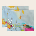 pink hill with sun ray Placemat Gallery Image 1