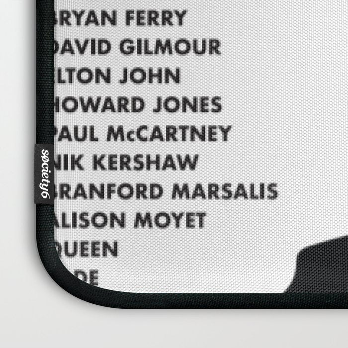 Live Aid 1985 Vintage JFK & Wembley Stadium Concert Festival Gig Advertising Music Poster Laptop Sleeve Gallery Image 3