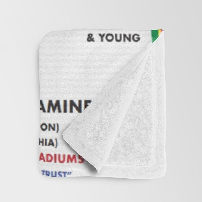 Live Aid 1985 Vintage JFK & Wembley Stadium Concert Festival Gig Advertising Music Poster Throw Blanket Gallery Image 3