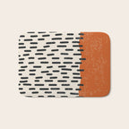 Mid Century Modern Minimalist Rothko Inspired Color Field Red Rain With Lines Geometric Style Bath Mat Gallery Image 1