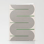 Green Beige Black Lines Stationery Card Gallery Image 2