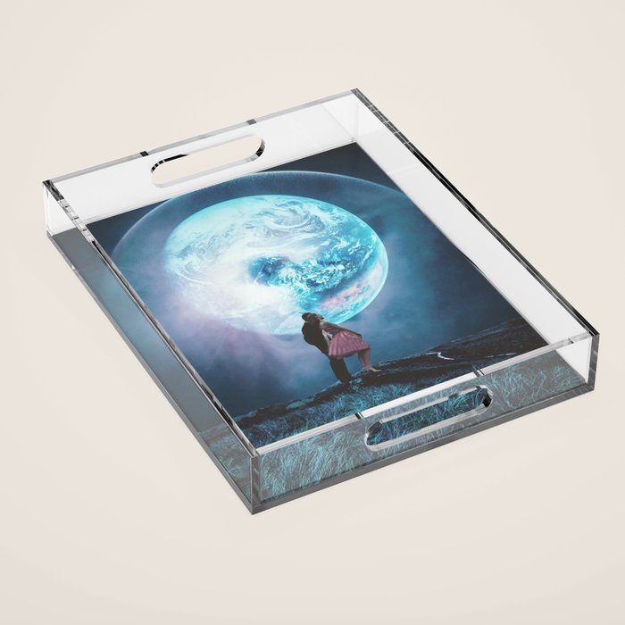 Two million Years from Yesterday Acrylic Tray Gallery Image 1