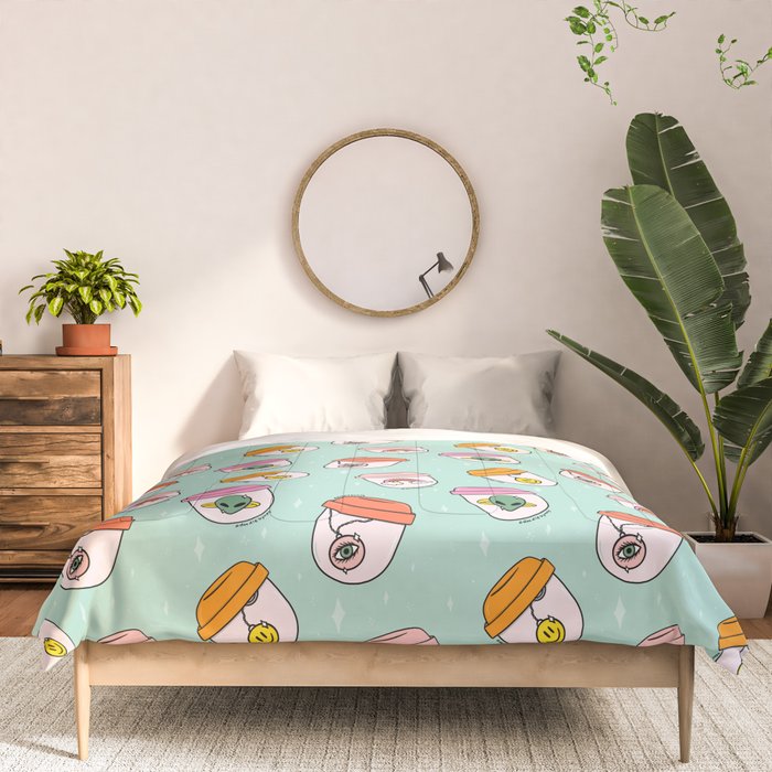Vending Machine Print Comforter Gallery Image 3