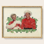 Phil & Judy (White Christmas) Serving Tray Gallery Image 1