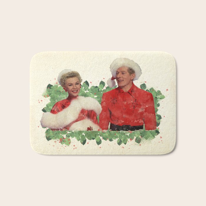 Phil & Judy (White Christmas) Bath Mat Gallery Image 1