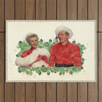 Phil & Judy (White Christmas) Outdoor Rug Gallery Image 1