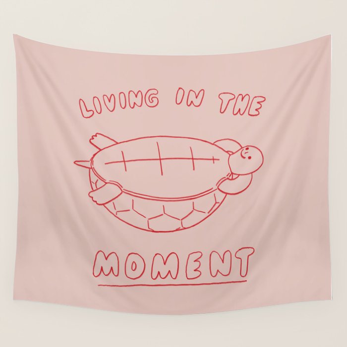 Living in the moment Wall Tapestry Gallery Image 4