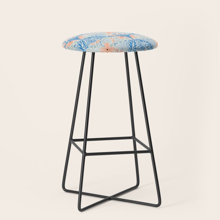 Chic Floral Decor BP Stool Gallery Image 1