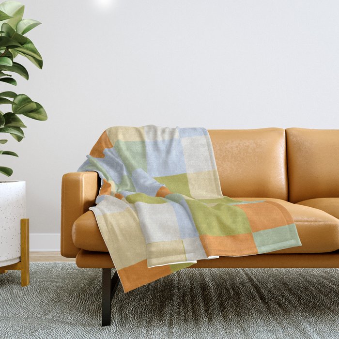 Tiles III Throw Blanket Gallery Image 1