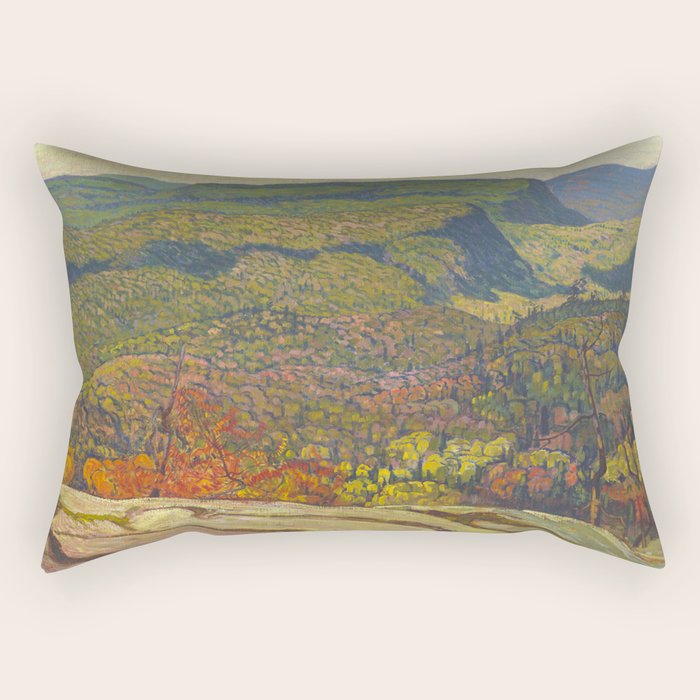 J.E.H. McDonald Forest Wilderness, 1921, McMichael Canadian Art Collection Rectangular Pillow Gallery Image 1