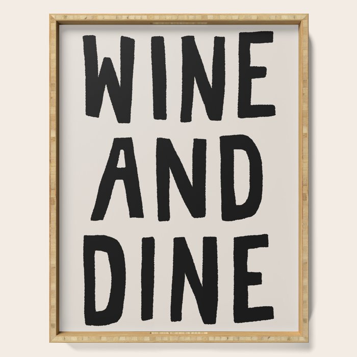 Wine And Dine Serving Tray Gallery Image 1