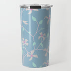 Floral Clematis Vine - Cool Summer Travel Mug Gallery Image 1