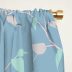Floral Clematis Vine - Cool Summer Window Curtain Gallery Image 2