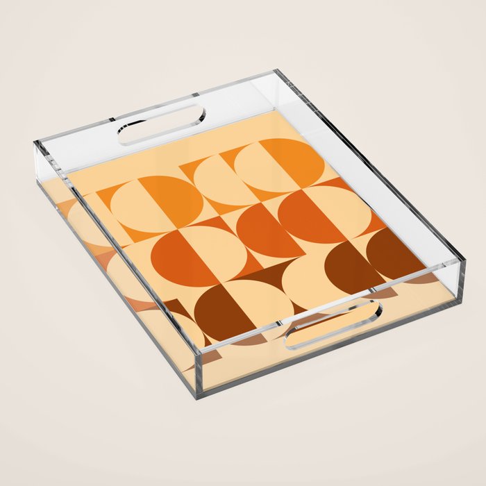 Vintage Geometric 03A Acrylic Tray Gallery Image 1