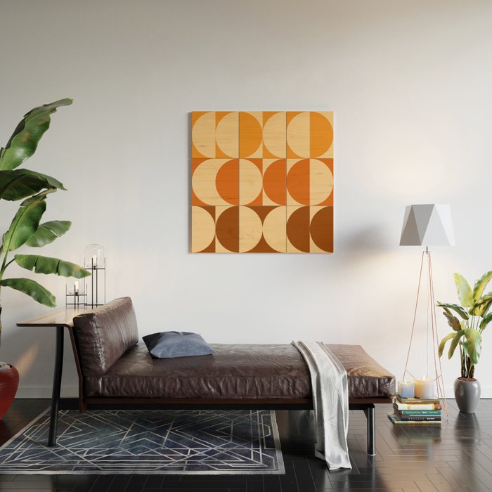 Vintage Geometric 03A Wood Wall Art Gallery Image 2