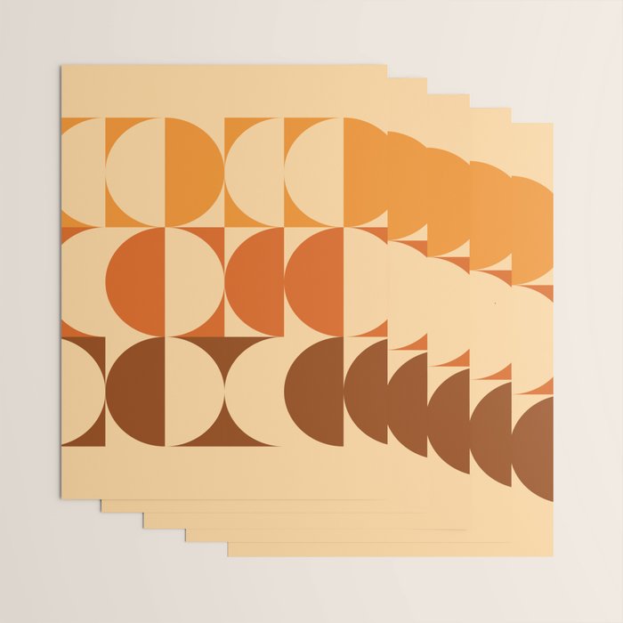 Vintage Geometric 03A Wrapping Paper Gallery Image 3
