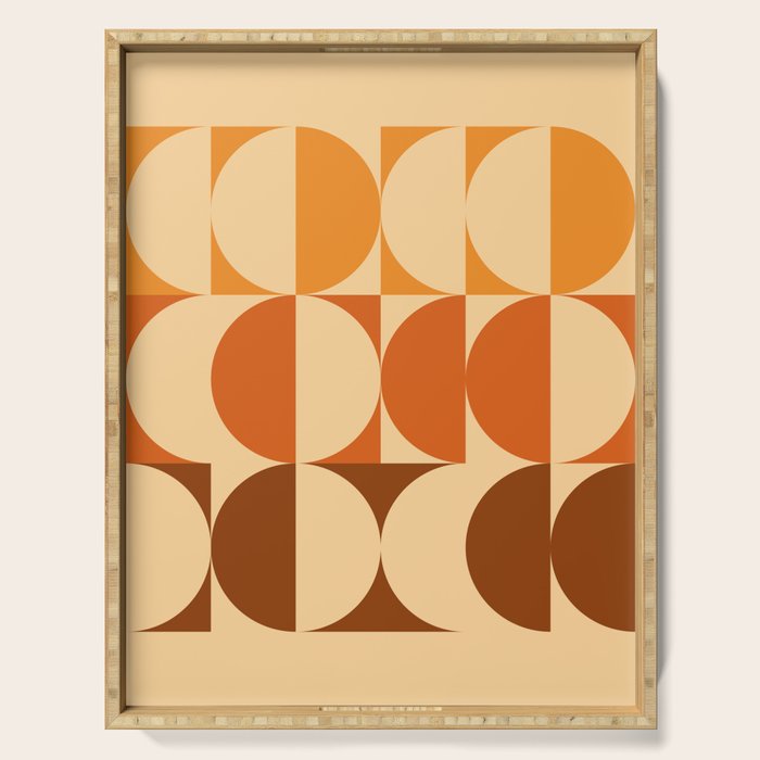Vintage Geometric 03A Serving Tray Gallery Image 1