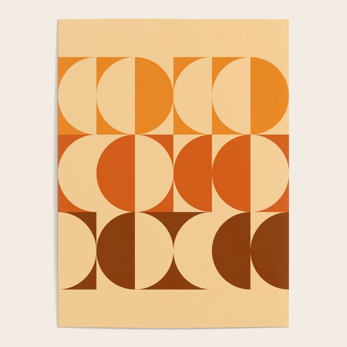 Vintage Geometric 03A Poster Gallery Image 4