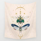 Moon insects Wall Tapestry Gallery Image 4