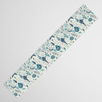 Sea shells on off white Table Runner Gallery Image 3