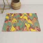 Teal Citrus Pink Getgel Rug Gallery Image 1