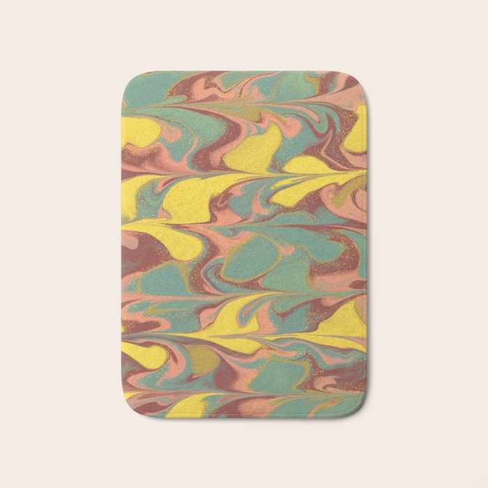 Teal Citrus Pink Getgel Bath Mat Gallery Image 1