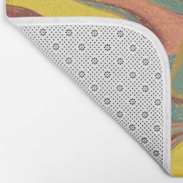 Teal Citrus Pink Getgel Bath Mat Gallery Image 2