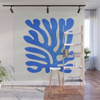 Marseille Blue: Matisse Color Paper Cutouts 03 Wall Mural Gallery Image 1