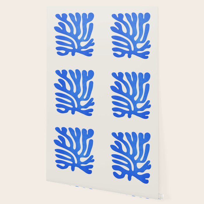 Marseille Blue: Matisse Color Paper Cutouts 03 Wallpaper Gallery Image 2