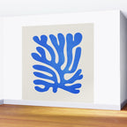 Marseille Blue: Matisse Color Paper Cutouts 03 Wall Mural Gallery Image 2