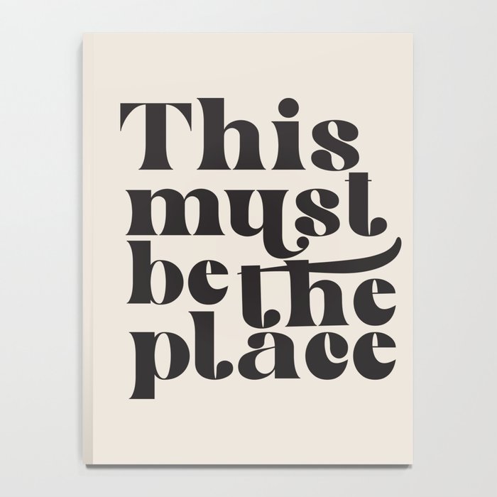 This Must Be The Place Notebook Gallery Image 4