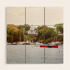 Rockport Harbor Maine Wood Wall Art Gallery Image 1