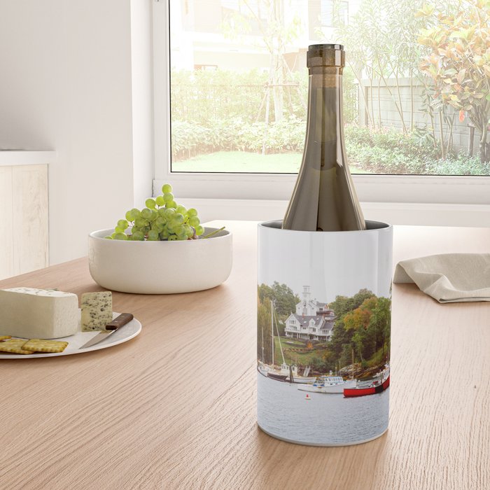 Rockport Harbor Maine Wine Chiller Gallery Image 4