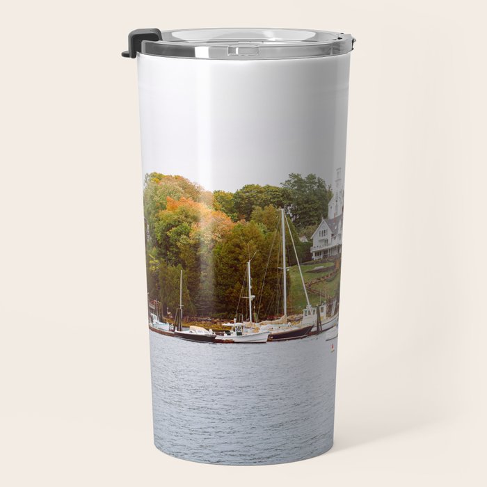 Rockport Harbor Maine Travel Mug Gallery Image 3