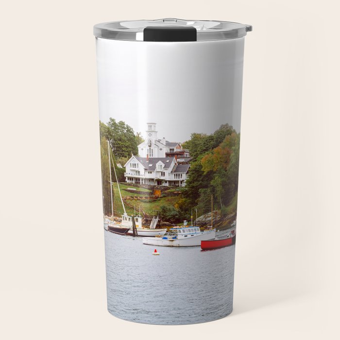 Rockport Harbor Maine Travel Mug Gallery Image 1