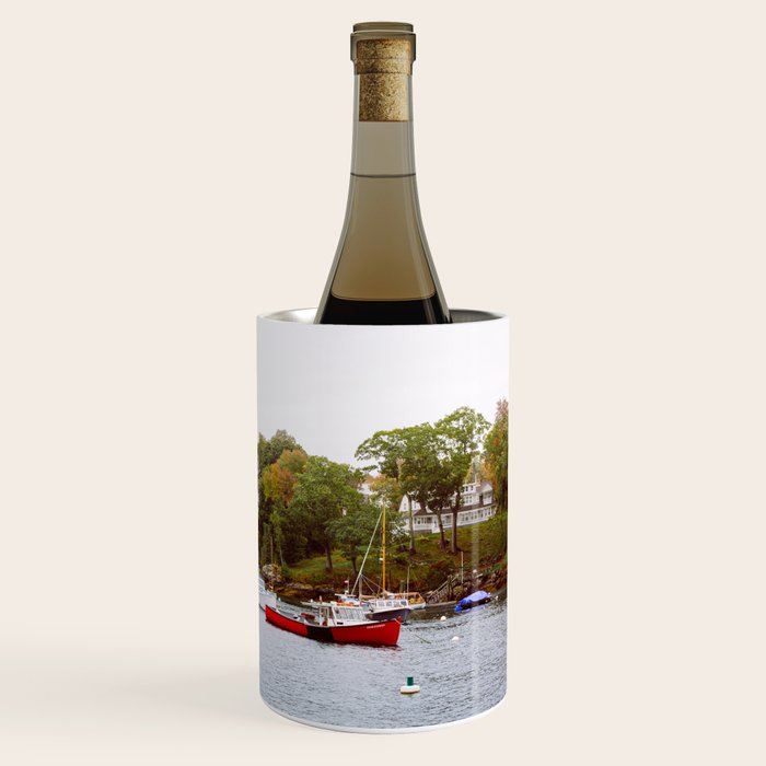 Rockport Harbor Maine Wine Chiller Gallery Image 3