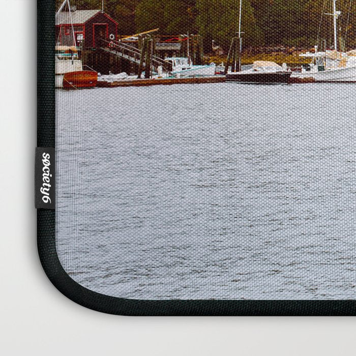 Rockport Harbor Maine Laptop Sleeve Gallery Image 3