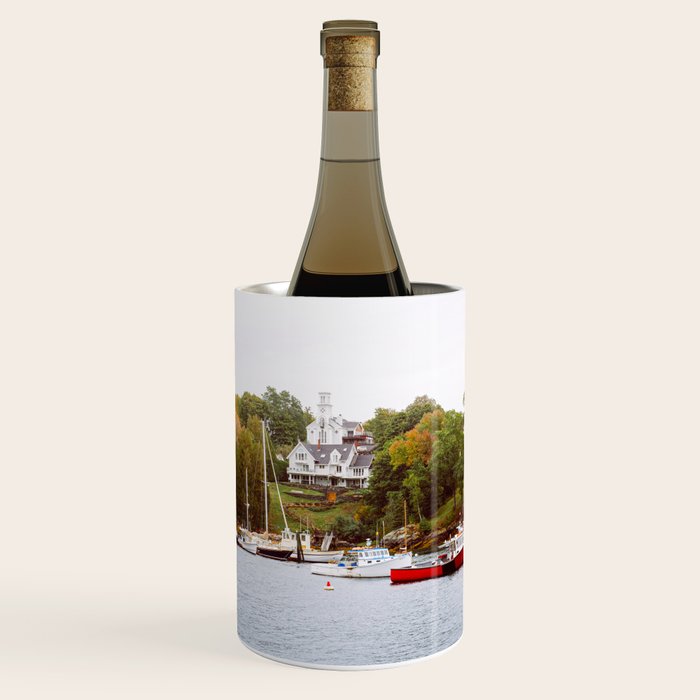 Rockport Harbor Maine Wine Chiller Gallery Image 1