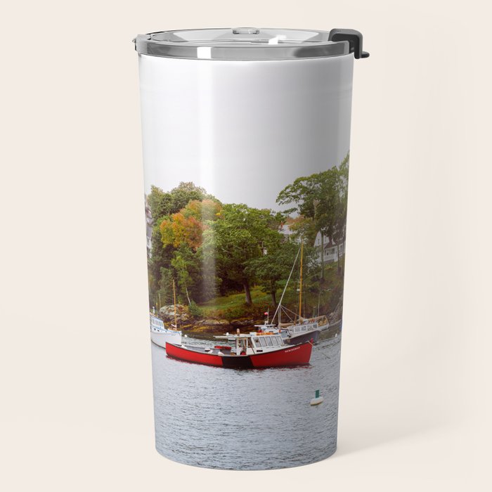 Rockport Harbor Maine Travel Mug Gallery Image 2