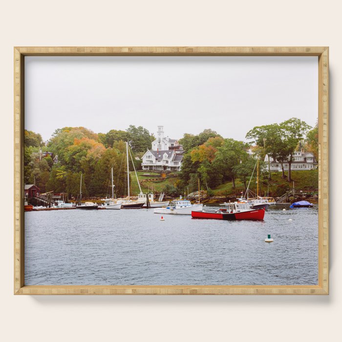Rockport Harbor Maine Serving Tray Gallery Image 1